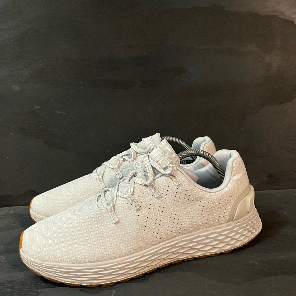 Nobull All Day Ripstop Runner Mens Size 9.5 Running Training Shoe Light Gray Gum - Picture 2 of 8
